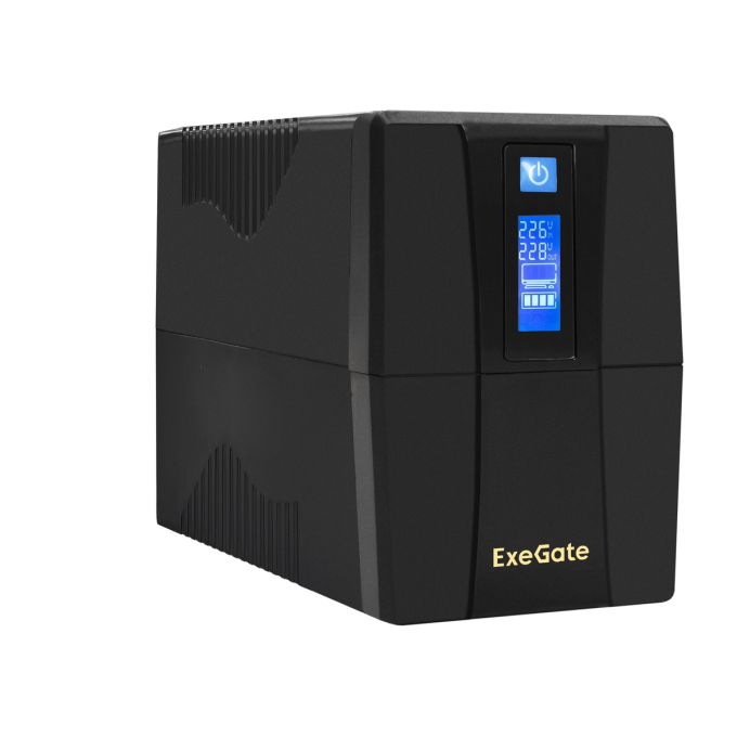 Источник бесперебойного питания EXEGATE SPECIALPRO SMART LLB-650.LCD.AVR.2SH.RJ.USB EP285581RUS