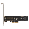 Переходник EXEGATE EXE-570 (M.2 M key -> PCI-E x4 v3.0 для установки SSD 2230/2242/2260/2280/22110 M.2 M key в слот PCI-E x4) EX300629RUS