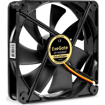 Вентилятор 12В DC EXEGATE EXTRAPOWER EP14025B3P